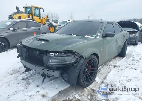 2020 Dodge Charger Scat Pack Widebody Rwd из США, поврежденный, VIN 2C3CDXGJ0LH242428